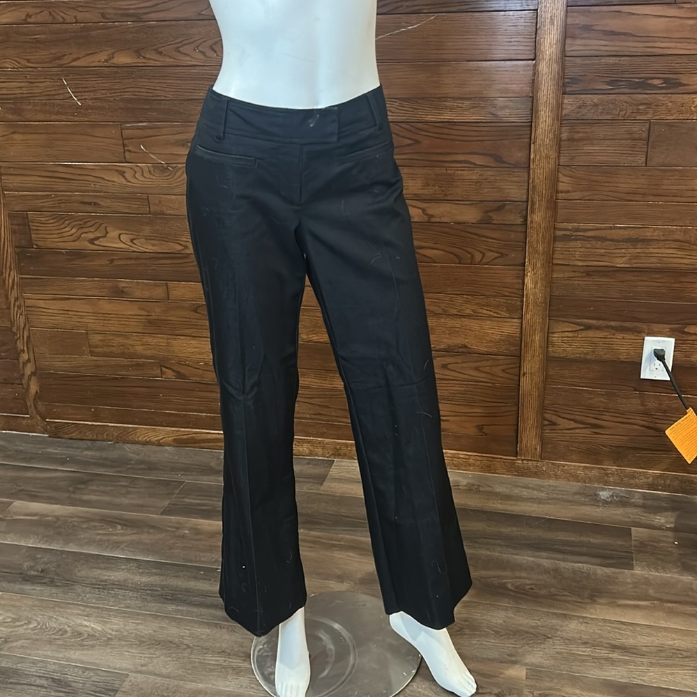 MEXX. Trouser dress pant. Light shimmer. Flare. Size 8 by measure. Black.